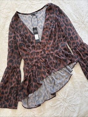 Leopard blouse